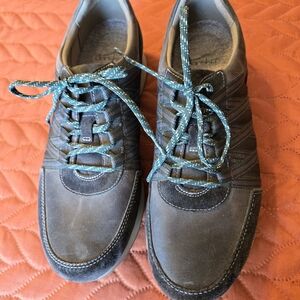 Dansko Women's Sneakers - Gray with Teal Accents